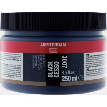 ACRYLIQUE GESSO NOIR 250ml "AMSTERDAM" REF: 24173007