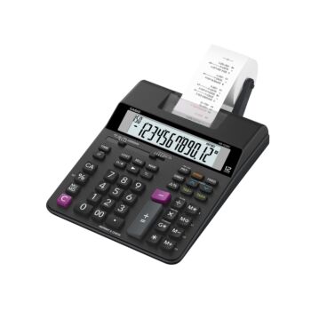 CALCULATRICE A RUBAN 12 CHIFFRES NOIRE "CASIO" REF: HR-150RC-DC