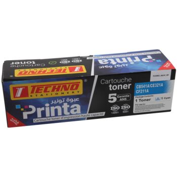 CARTOUCHE DE TONER COMPATIBLE PRINTA CB541A/CE321A/CF211A BLEU "TECHNO" REF: 6624