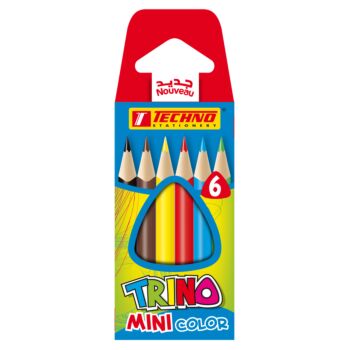 CRAYONS COULEURS TRINO MINI "TECHNO"