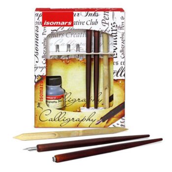 ENSEMBLE DE CALLIGRAPHIE BOIS ARABE JEU DE 6 PCS "ISOMARS" REF: CP800