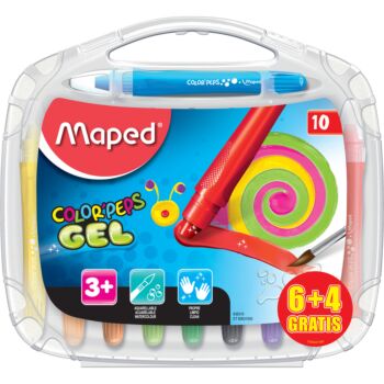 GEL CRAYON BOITE 6+4 "MAPED" REF: 836315