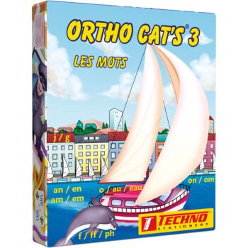 JEUX DE CARTE CATS FAMILY ORTHO CAT'S 3 "TECHNO" REF: 9438