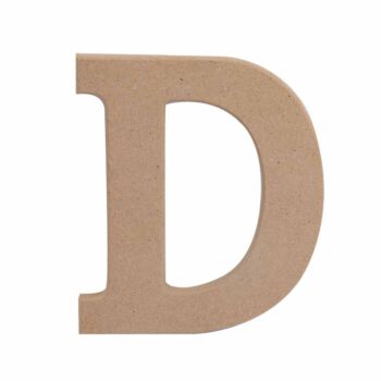 LETTRE " D " EN BOIS "TECHNO" REF: 6373