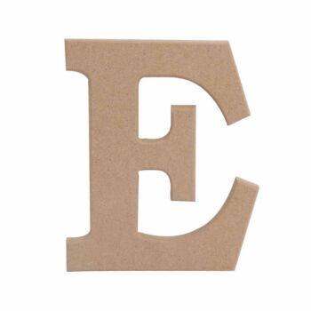 LETTRE " E " EN BOIS "TECHNO" REF: 6374