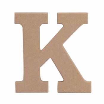 LETTRE " K " EN BOIS "TECHNO" REF: 6380