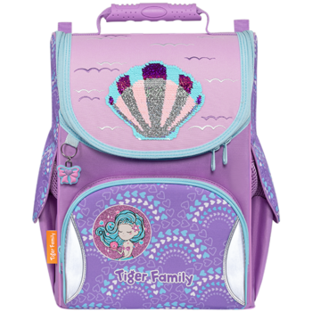 SAC A DOS ERGONOMIQUE NATURE QUEST LILAC BEACH (SEQUINS) "TIGER FAMILY" REF: 2211-F2