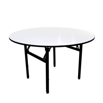 TABLE PLIANTE MODULABLE RONDE 150 x 76 CM TECHNO REF: 8035